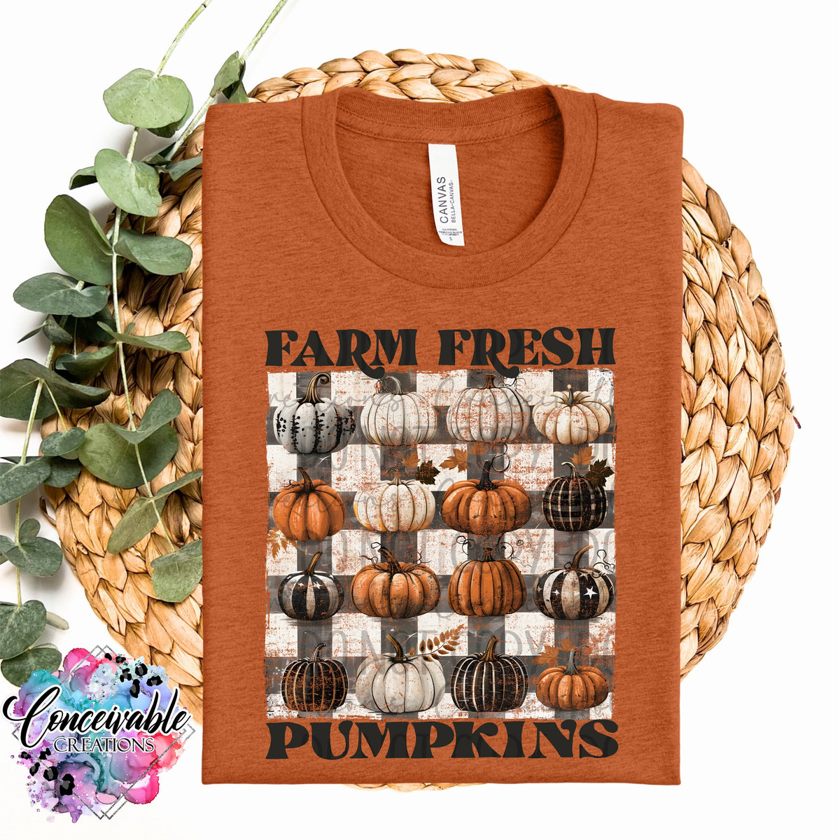 Farm Fresh Pumpkins_Heather Autumn T-shirt