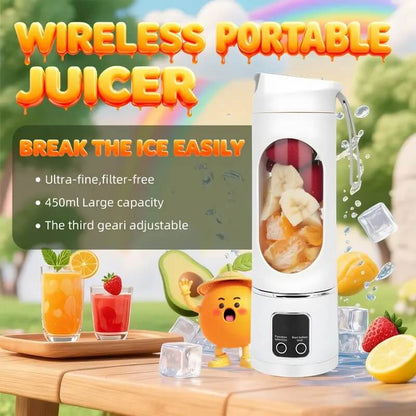 Portable USB Rechargeable Blender, Compact Leakproof Personal Smoothie Maker for Shakes, Fruit Drinks & On-the-Go Use