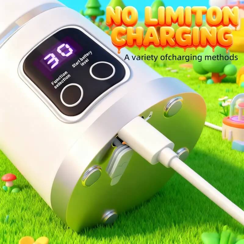 Portable USB Rechargeable Blender, Compact Leakproof Personal Smoothie Maker for Shakes, Fruit Drinks & On-the-Go Use
