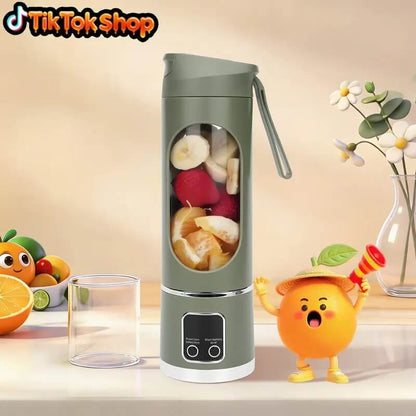 Portable USB Rechargeable Blender, Compact Leakproof Personal Smoothie Maker for Shakes, Fruit Drinks & On-the-Go Use