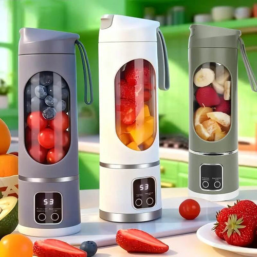 Portable USB Rechargeable Blender, Compact Leakproof Personal Smoothie Maker for Shakes, Fruit Drinks & On-the-Go Use